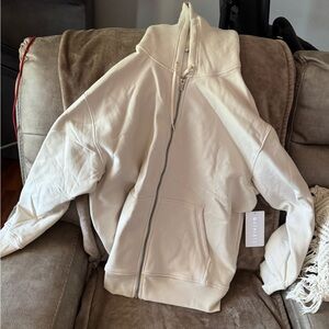 Athleta Forever Fleece Oversized Full Zip Hoodie